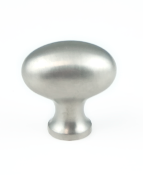 1-3/16" Oval Knob - Brushed Nickel