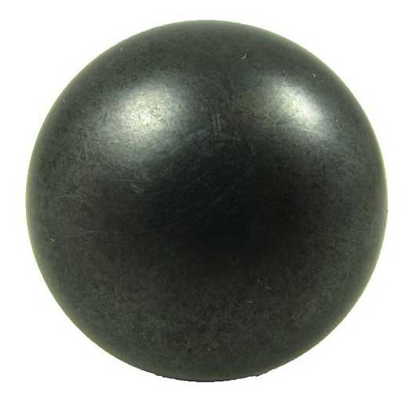 1-1/4" Dia. Round Caroline Knob - Black Antique