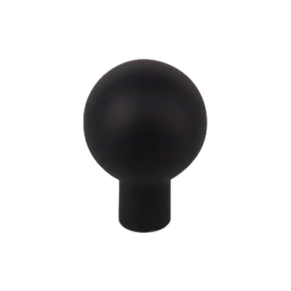 7/8" Dia. Brookline Round Knob - Flat Black