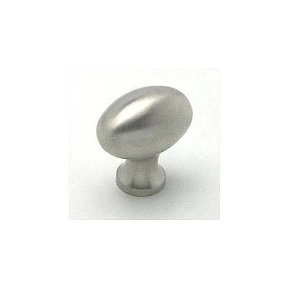 1-3/8" Oval Knob - Brushed Nickel