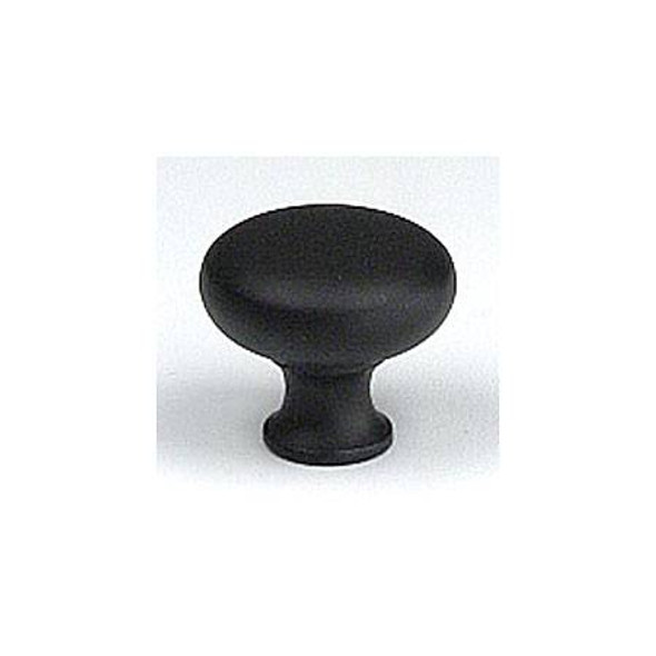 1-1/4" Dia. Knob - Matt Black