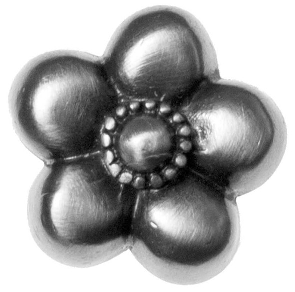 1" Kids Flower Knob - Pewter