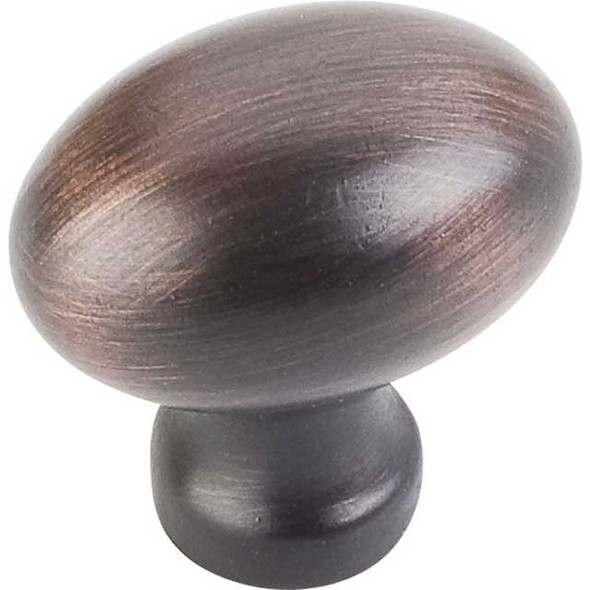 1-3/16" Bordeaux Oval Knob - Brushed Oil Rubbed Bronze