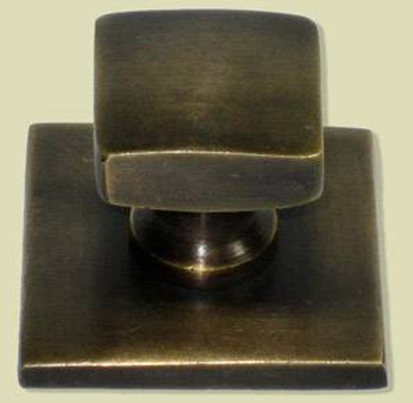 1-1/4" Square Knob with Large Base