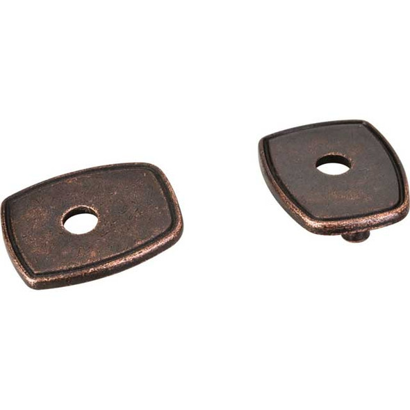 3" - 96mm Transition Pull Escutcheon - Distressed Oil Rubbed Bronze