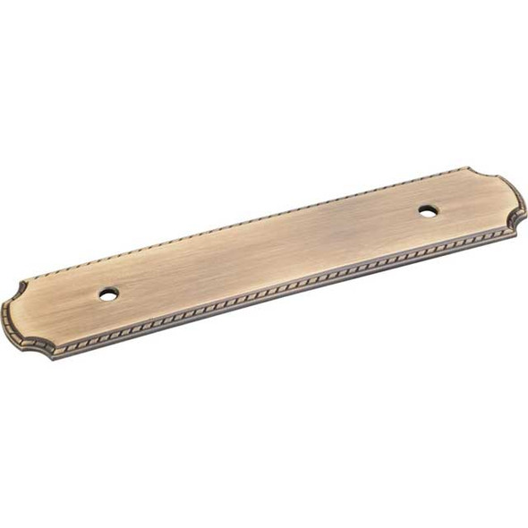 96mm CTC Handle Rope Backplate - Antique Brushed Satin Brass