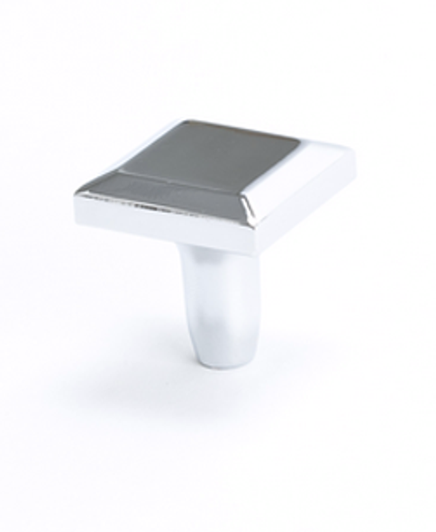 1-3/16" Square Knob - Polished Chrome