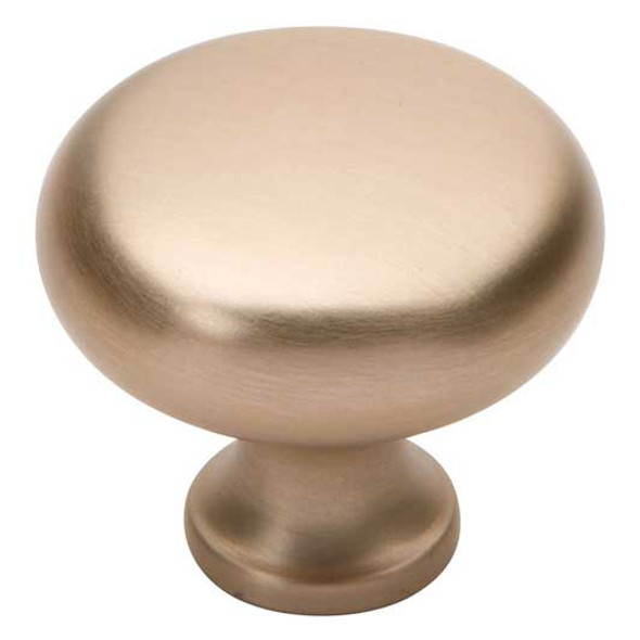 1-1/4" Dia. Round Knob - Champagne