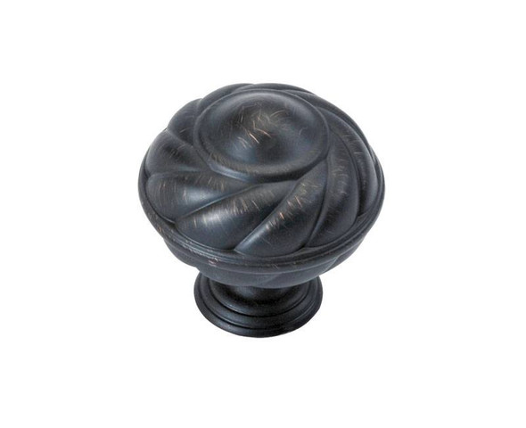 1-5/16" Dia. French Country Antique Cabinet Knob - Vintage Bronze