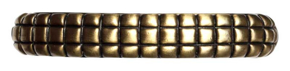 3" CTC Textured Quilted Pull - Antique Brass