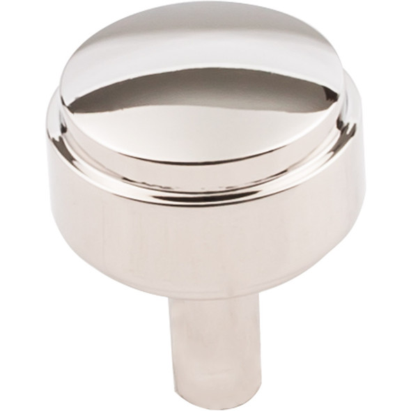 1-1/8" Dia. Hayworth Round Knob - Polished Nickel