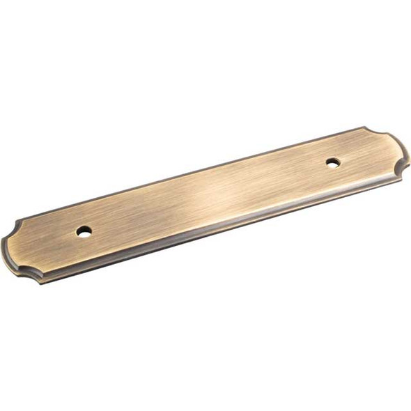 96mm CTC Handle Backplate - Antique Brushed Satin Brass
