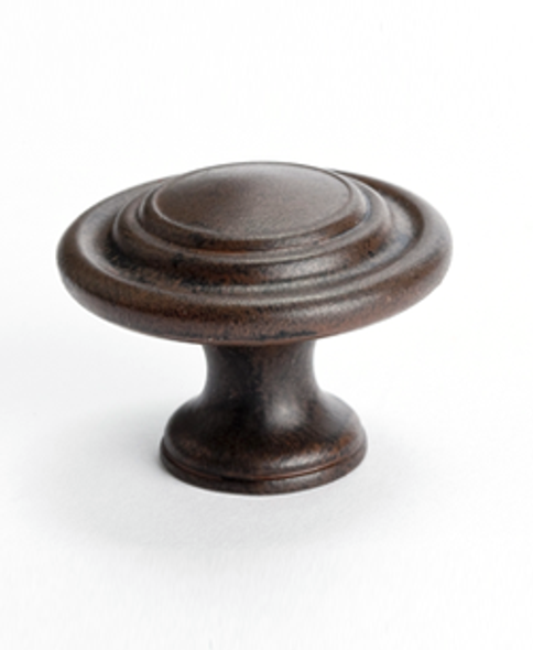 1-5/16" Dia. Advantage Plus 4 Round Ring Knob - Rust Glaze