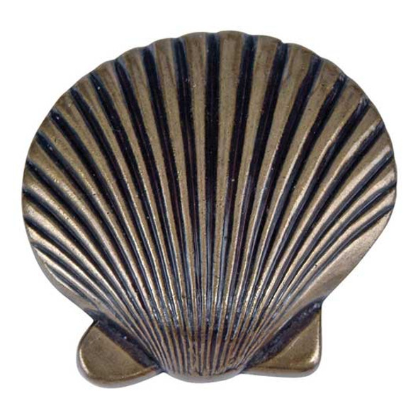 2" Clamshell Knob - Burnished Bronze