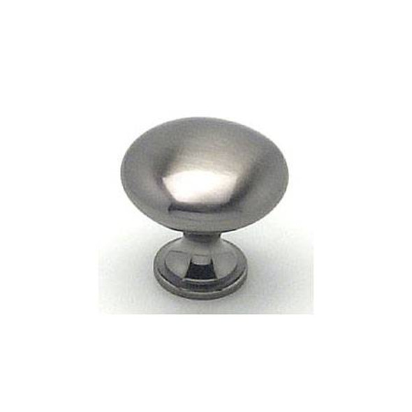 1-1/4" Dia. Knob - Brushed Black Nickel