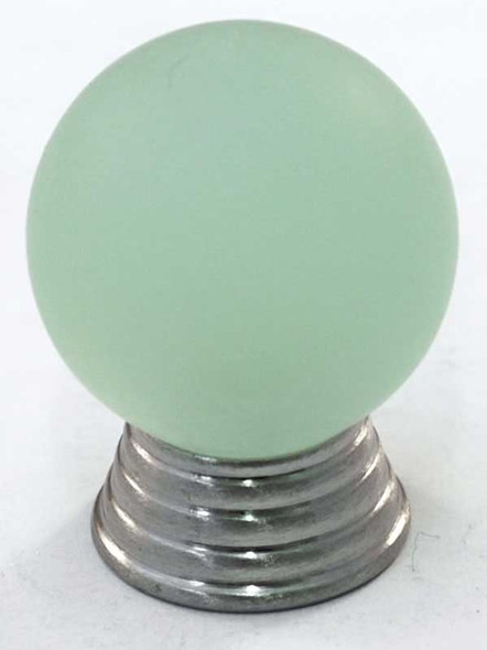 25mm Dia. Light Green Athens Round Knob