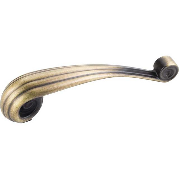 96mm CTC Lille Pull - Antique Brushed Satin Brass