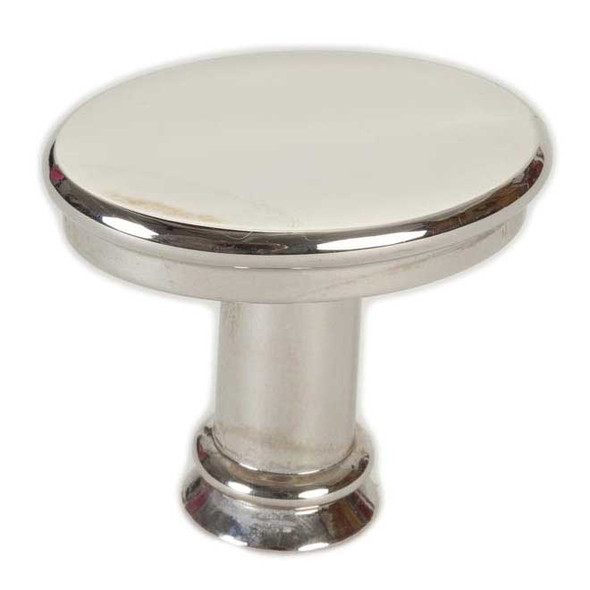 1" Oval Knob - Polished Nickel