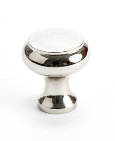 31mm Dia. Classic Knob - Polished Nickel