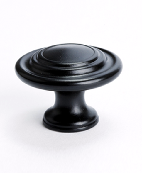 1-5/16" Dia. Advantage Plus 4 Round Ring Knob - Black