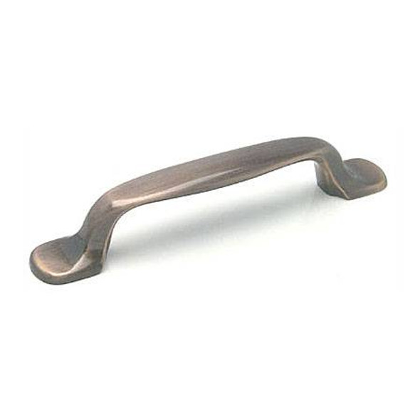 96mm CTC Moderno Pull - Brushed Antique Copper