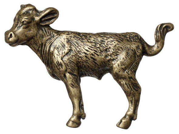 2-1/2" Cow Knob - Antique Brass
