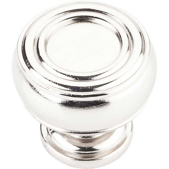 1-3/16" Dia. Bremen Round Knob - Polished Nickel