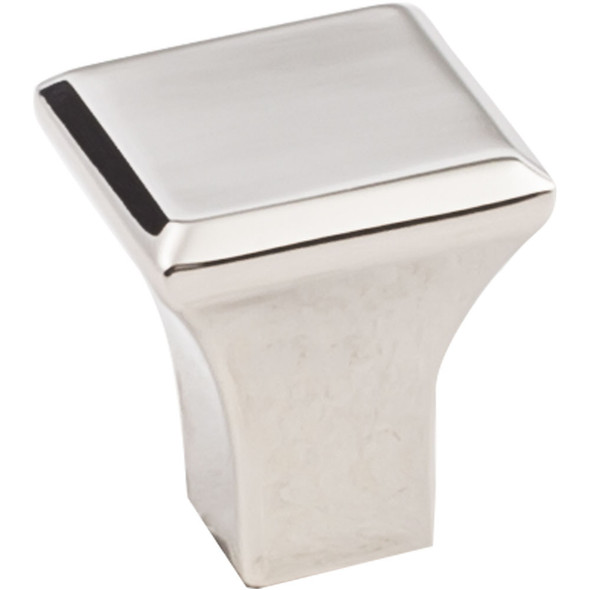 7/8" Square Marlo Knob - Polished Nickel