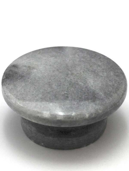 2" Dia. Round Marble Cabinet Knob - Gray