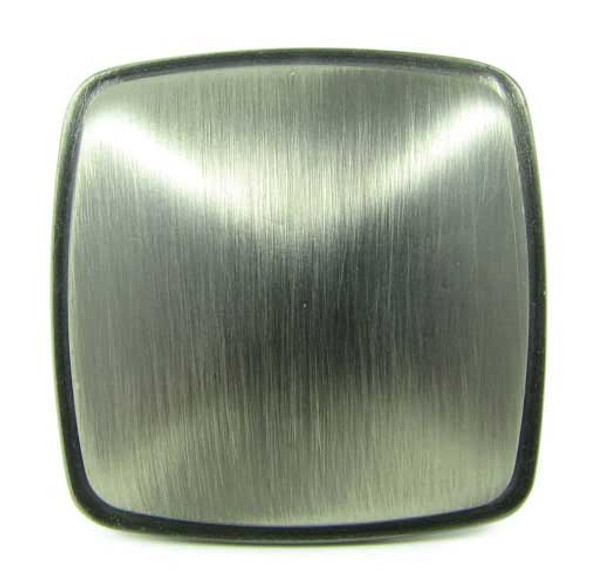 1-1/4" Square Providence Knob - Weathered Nickel