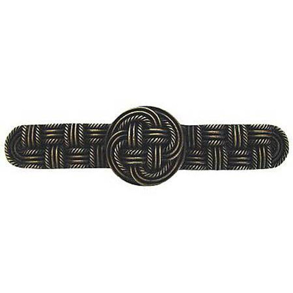 3" CTC Classic Weave Pull - Antique Brass
