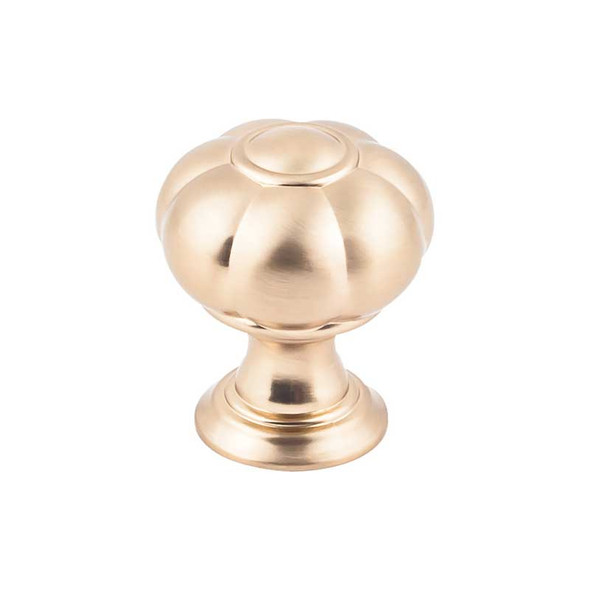 1-1/4" Dia. Devon Allington Round Knob - Honey Bronze