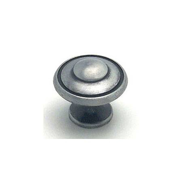 1-3/16" Dia. Knob - Brushed Antique Pewter