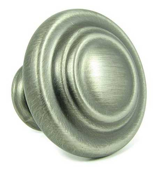 1-1/4" Dia. Round Ring Knob - Weathered Nickel