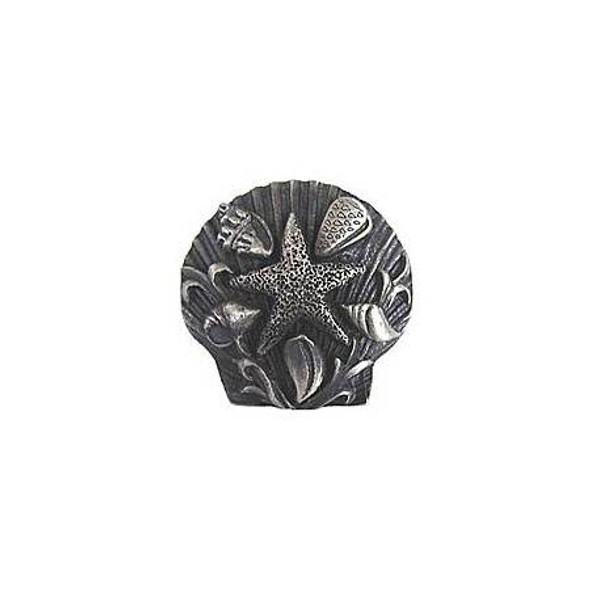 1-5/16" Seaside Collage Knob - Antique Pewter