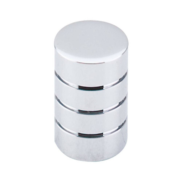 5/8" Dia. Stacked Knob - Polished Chrome