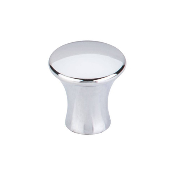 7/8" Dia. Oculus Round Knob Small - Polished Chrome