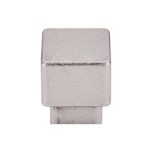 1" Square Sanctuary Tapered Knob - Pewter Antique