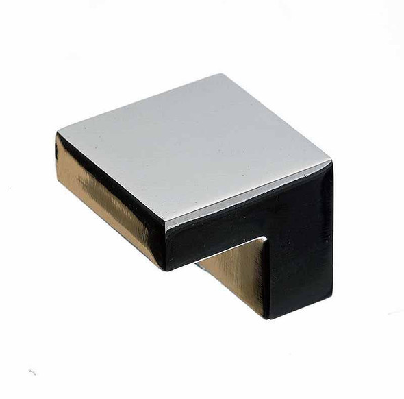 5/8" CTC Square Knob - Polished Chrome