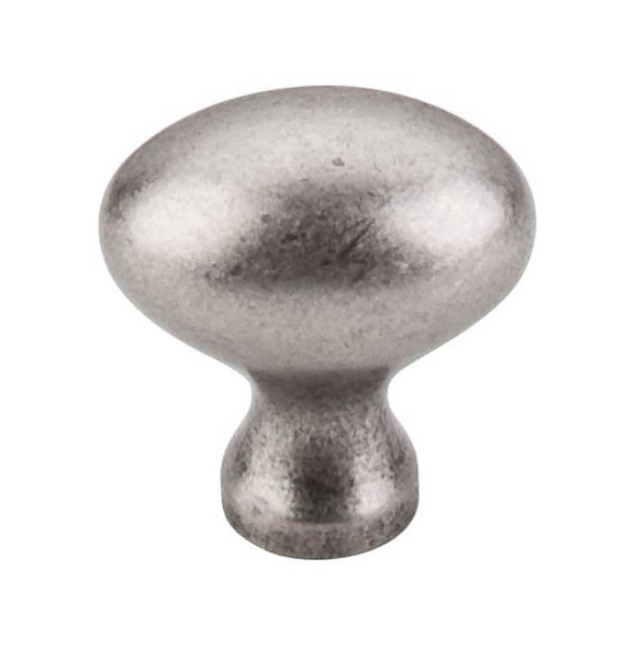 1-1/4" Dia. Egg Knob - Pewter Antique