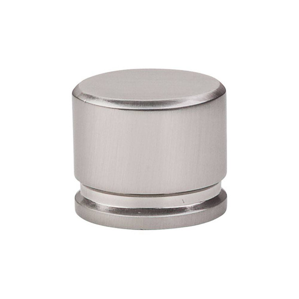 1-3/8" Dia. Oval Sanctuary Knob Large - Brushed Satin Nickel