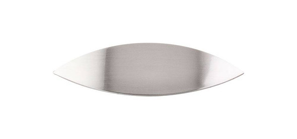 2-1/2" CTC Eyebrow Cup Pull - Brushed Satin Nickel