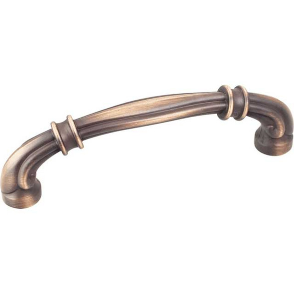 96mm CTC Lafayette Pull - Antique Brushed Satin Brass