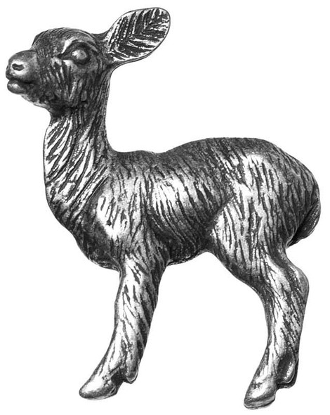 2" Baby Deer Knob - Pewter