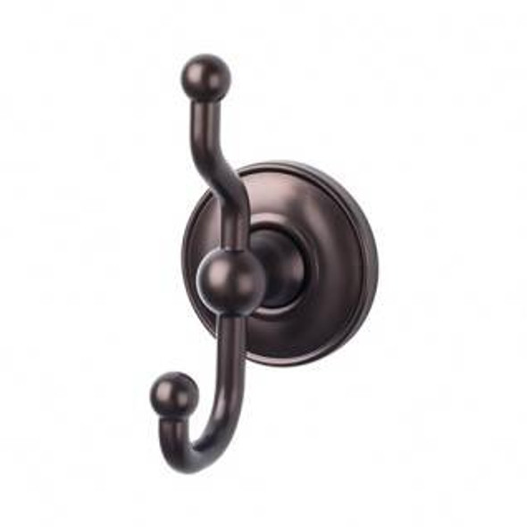 5" Edwardian Bath Double Hook Oil Rubbed Bronze