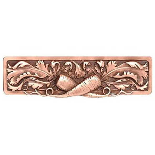 3" CTC Leafy Carrot Pull - Antique Copper