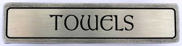 3" CTC Towels Horizontal Pull - Antique Pewter