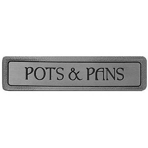 3" CTC Pots and Pans Horizontal Pull - Antique Pewter