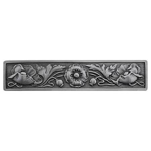 3" CTC Poppy Pull - Antique Pewter