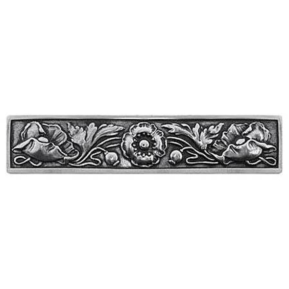 3" CTC Poppy Pull - Brilliant Pewter